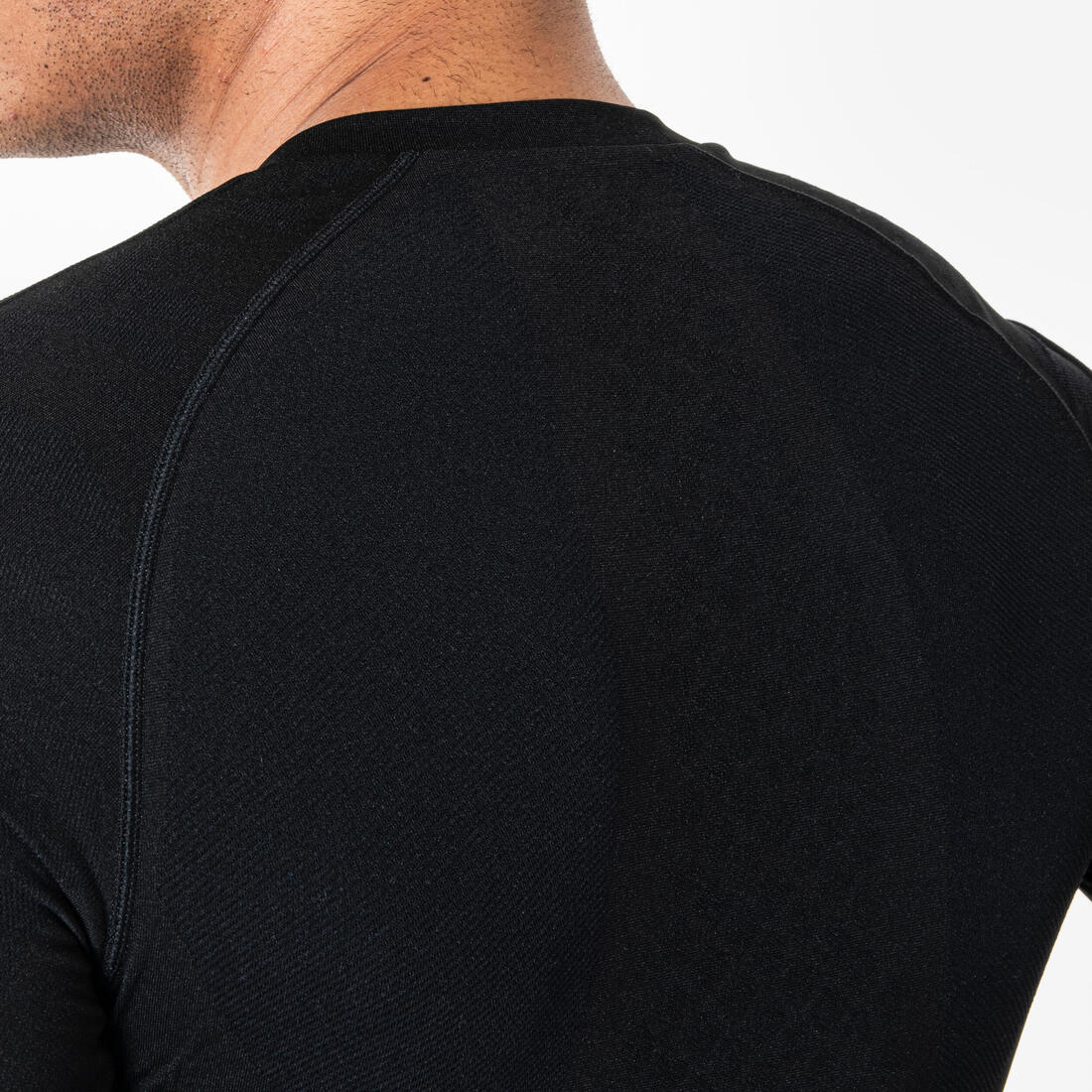 Camiseta interior de baloncesto NBA sin costuras de manga larga hombre/mujer, 900 negro - Image 5
