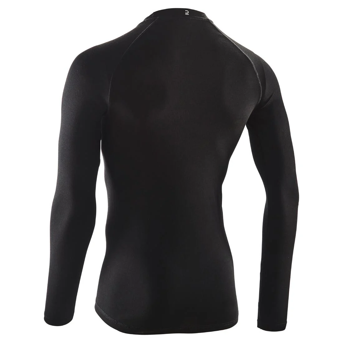 Camiseta térmica de ciclismo manga larga adulto  Essential negro - Image 2