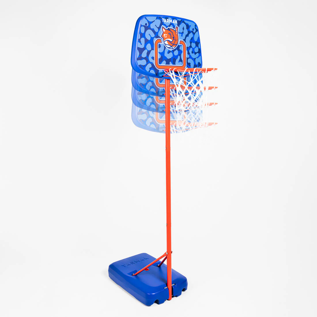 Canasta de baloncesto niño ajustable con pie de 1,30 - 1,60m - K500 Aniball azul - Image 3