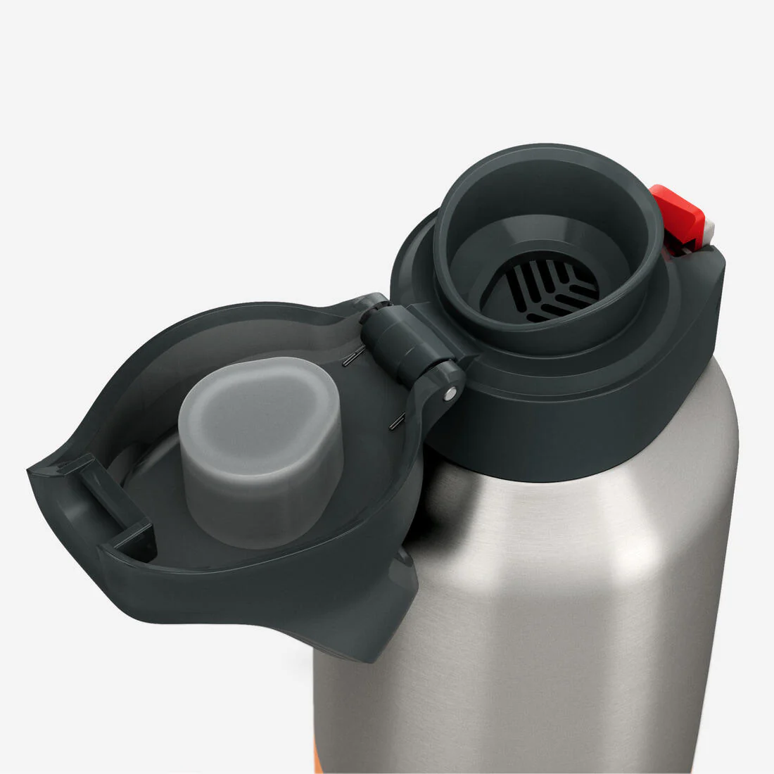Cantimplora 900 isotérmica inox 0,8L tapón apertura rápida para senderismo - Image 4