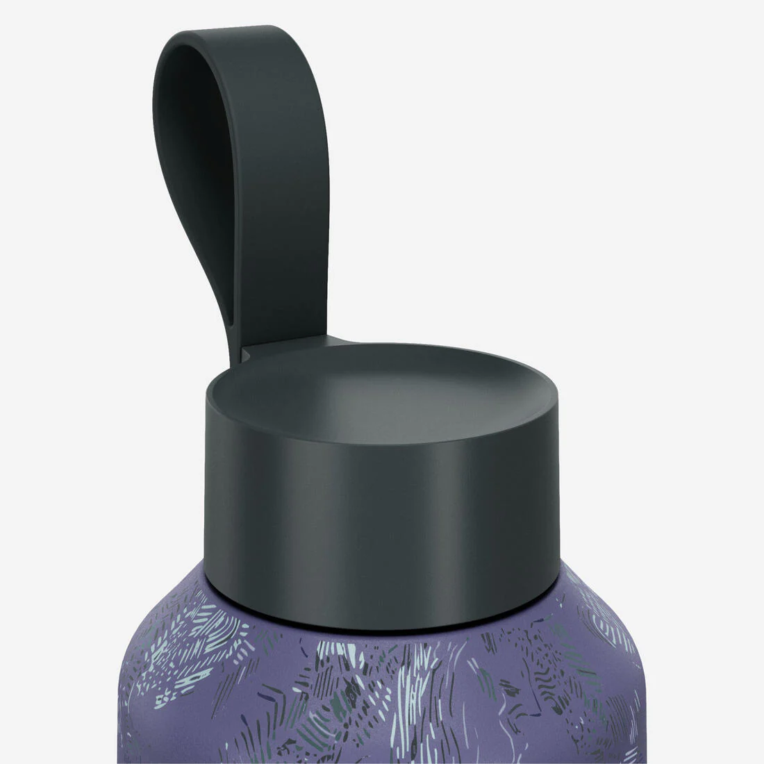 Cantimplora de montaña y trekking acero inoxidable 1L tapon rosca Quechua MH100 - Image 19