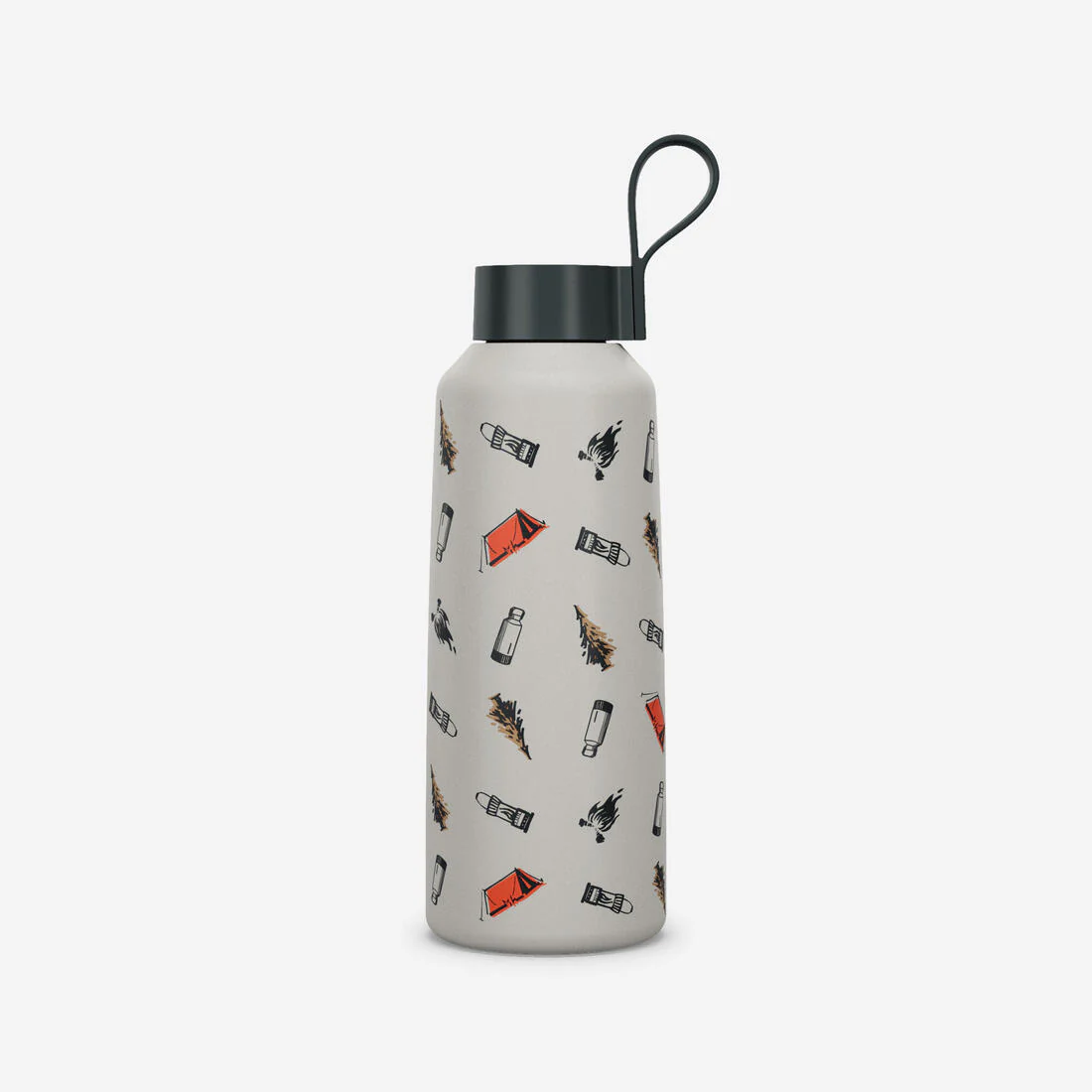 Cantimplora de montaña y trekking acero inoxidable 1L tapon rosca Quechua MH100 - Image 3