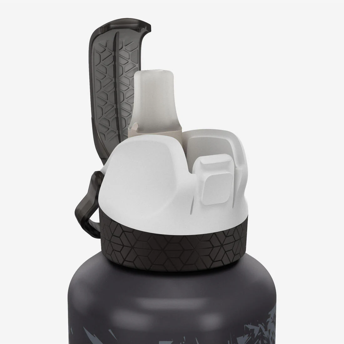 Cantimplora de montaña y trekking apertura rápida y pipeta aluminio 0'6L Quechua - Image 16