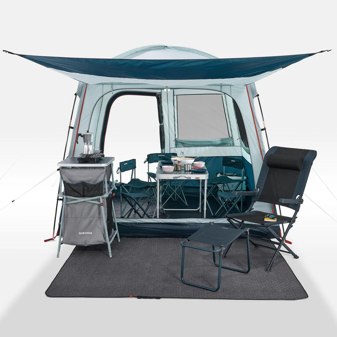 Carpa plegable habitáculo 6 personas UPF30 Arpenaz Base M - Image 7
