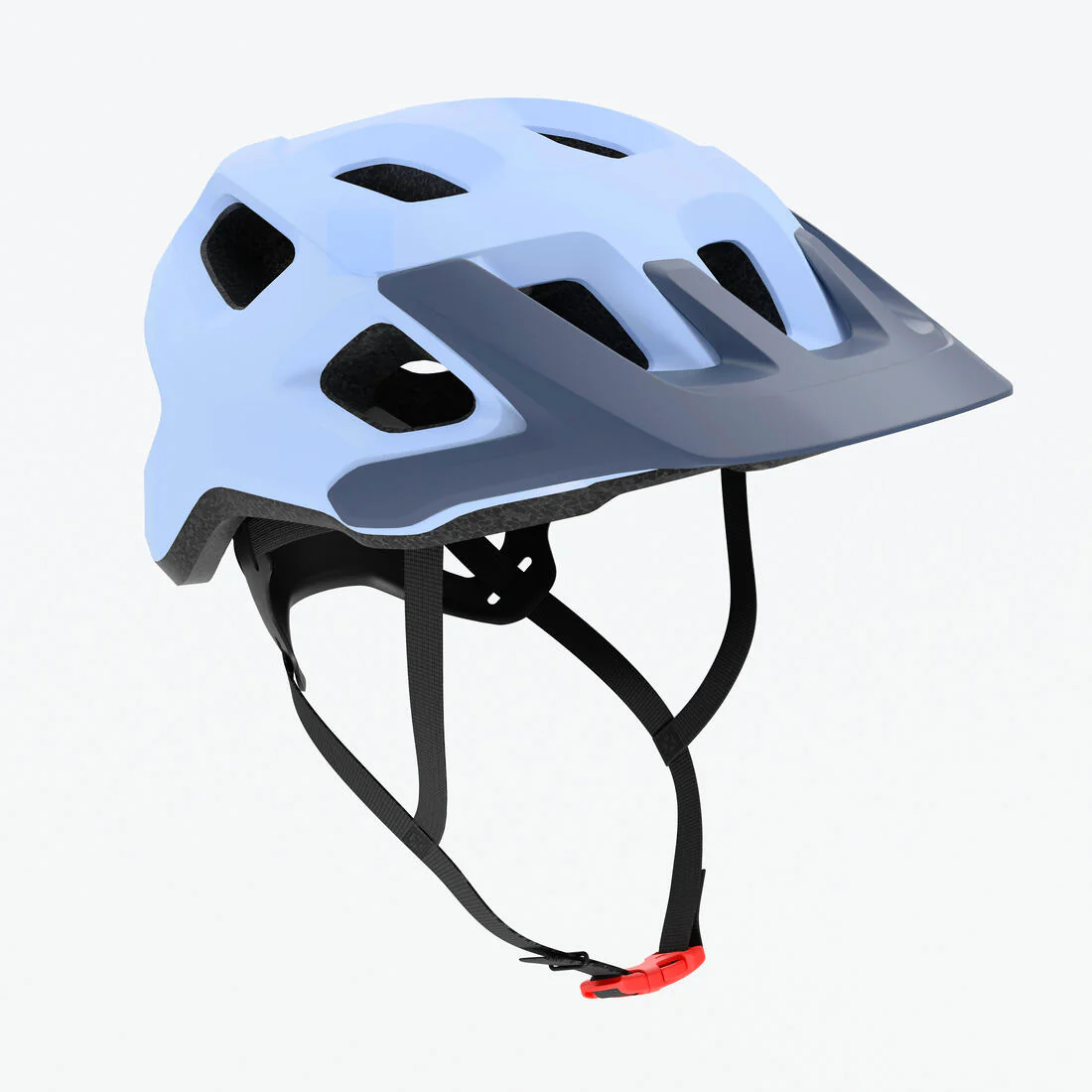 Casco Ciclismo MTB EXPL 500 Niños Azul 52-59 cm