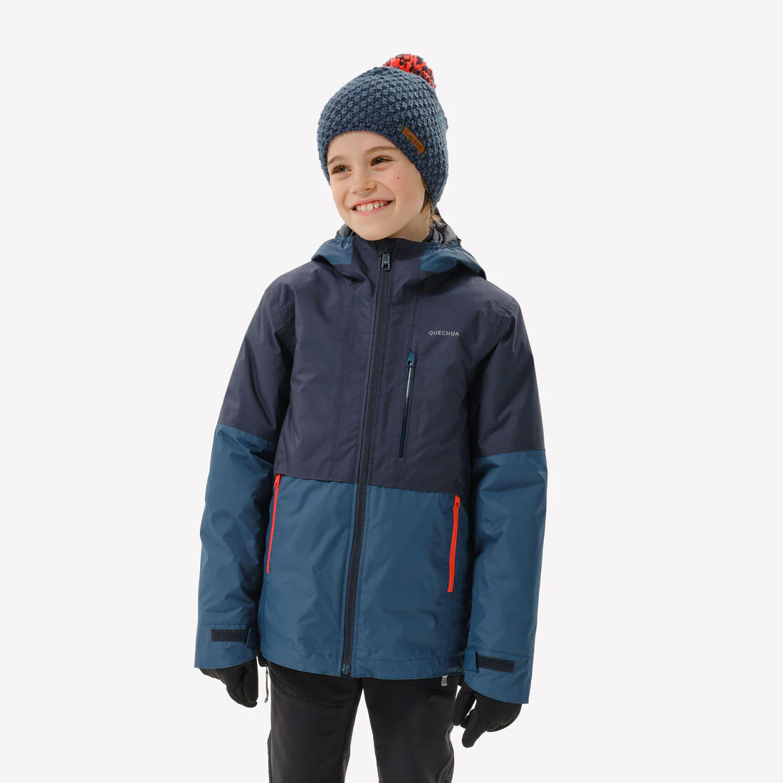 Chaqueta 3en1 de montaña y nieve impermeable Niños 7-15 años Quechua MH500