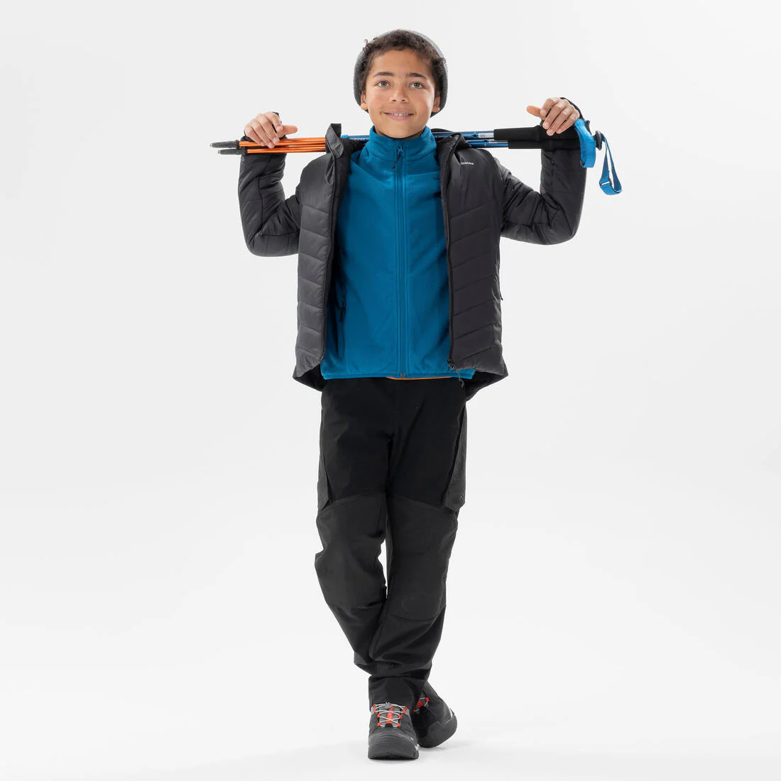 Chaqueta acolchada de montaña y trekking capucha Niños 7-15 años Quechua MH500 - Image 3