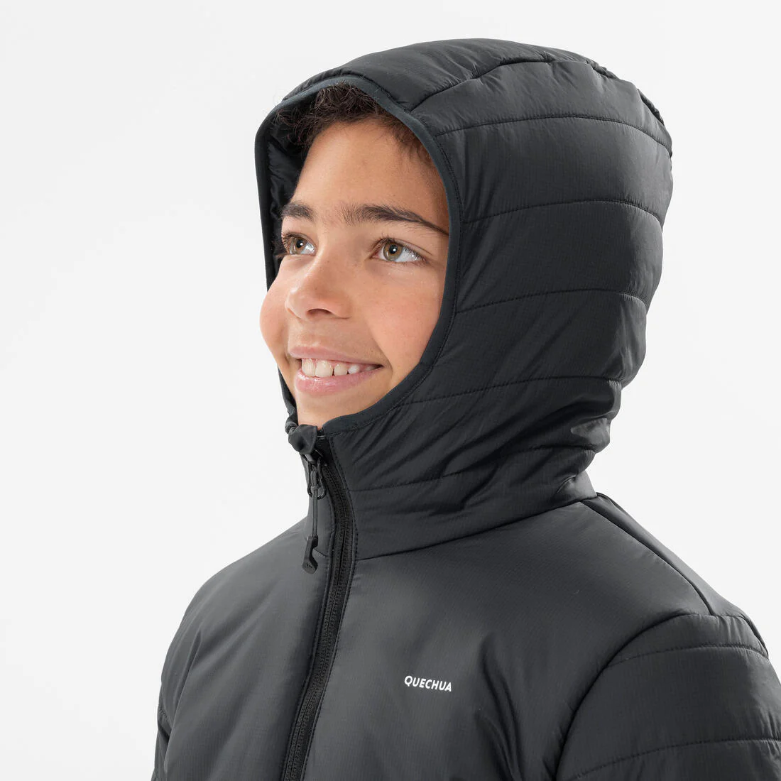 Chaqueta acolchada de montaña y trekking capucha Niños 7-15 años Quechua MH500 - Image 4