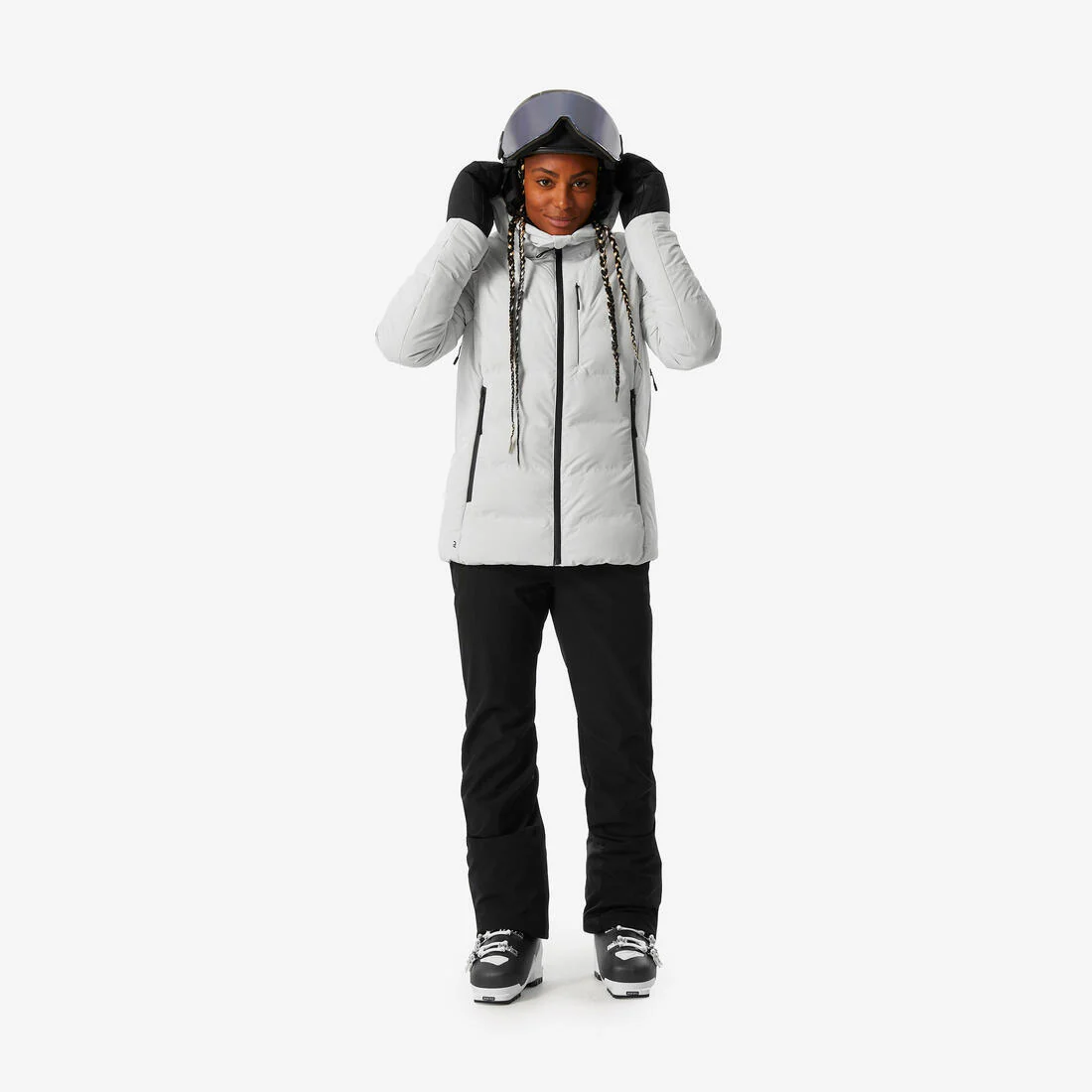 Chaqueta acolchada esquí y nieve impermeable Mujer Wedze JKT900 - Image 3