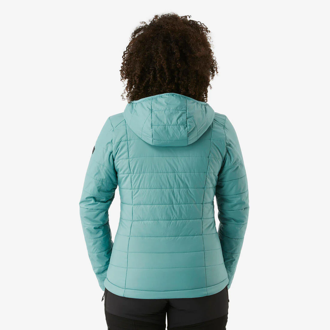 Chaqueta acolchada montaña y trekking con capucha Mujer Forclaz MT100 - Image 5