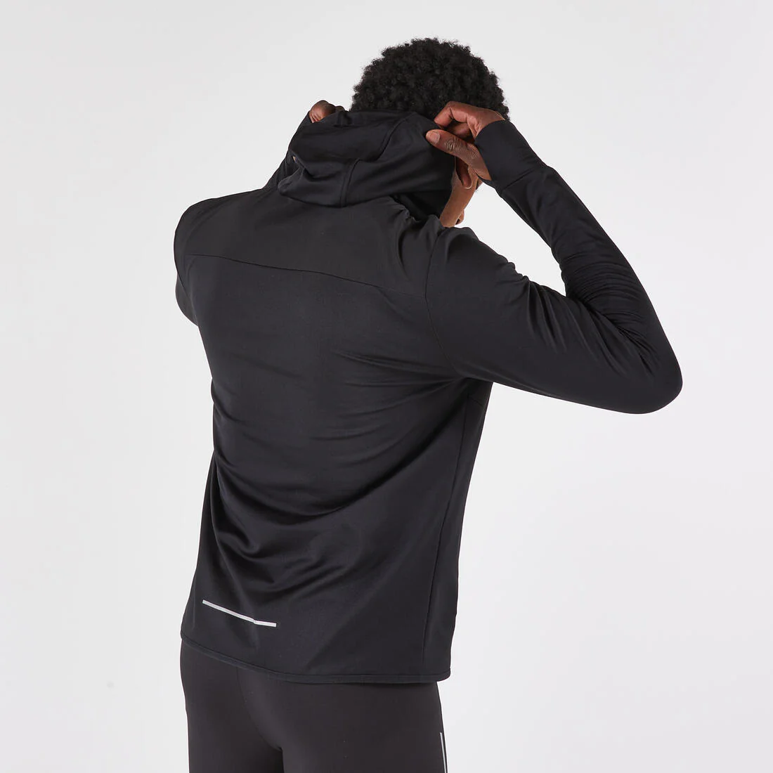 Chaqueta cálida de running Hombre - KIPRUN Run 100 Warm Negro - Image 5
