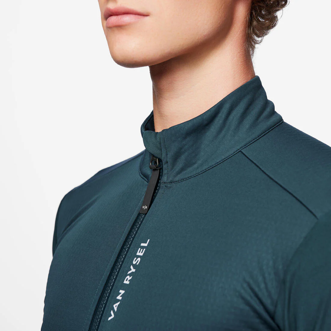 Chaqueta Ciclismo Carretera Racer 2 Hombre Esmeralda Invierno - Image 7