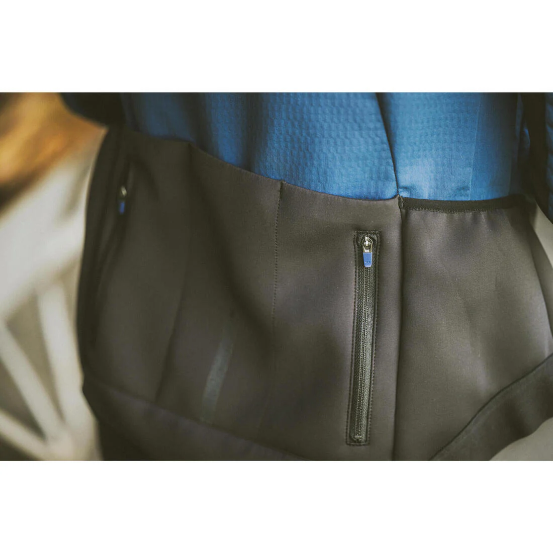 Chaqueta Ciclismo Carretera RCR Mujer Azul Invierno - Image 11