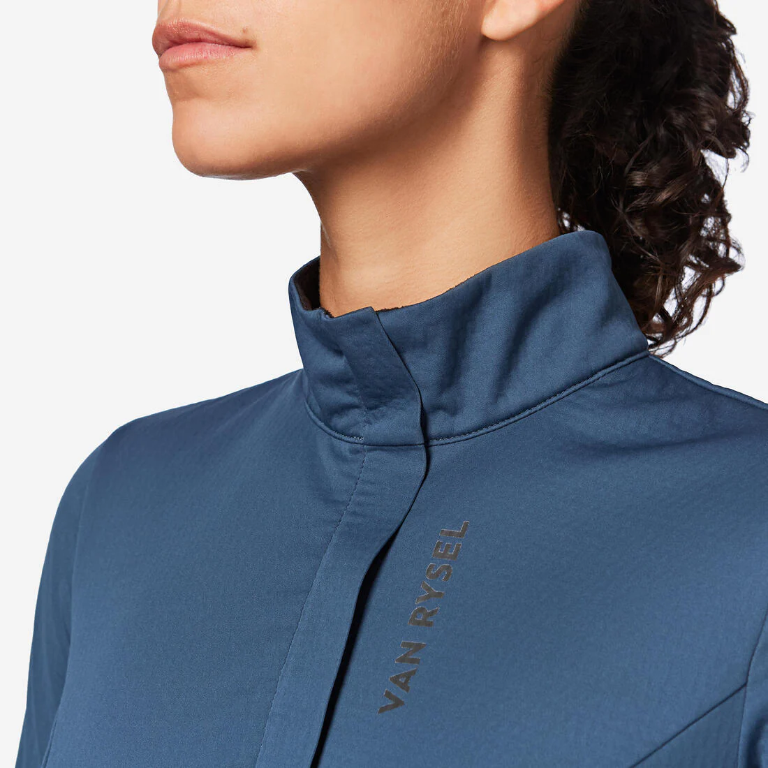 Chaqueta Ciclismo Carretera RCR Mujer Azul Invierno - Image 5