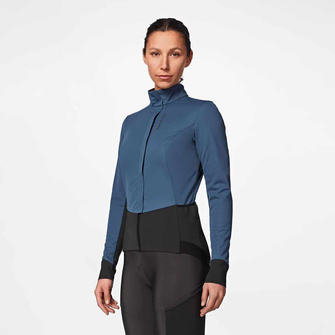 Chaqueta Ciclismo Carretera RCR Mujer Azul Invierno - Image 7