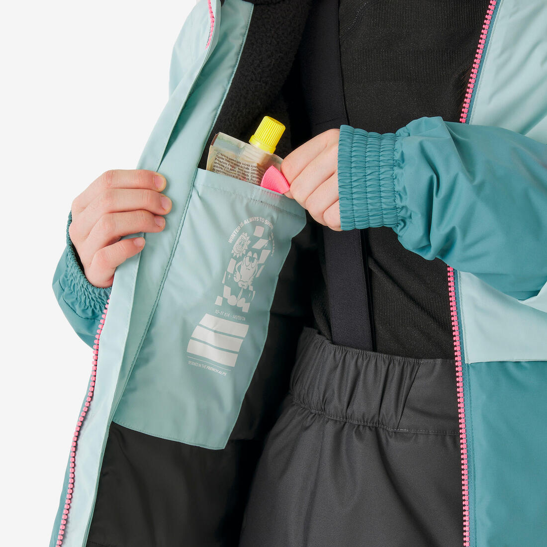 Chaqueta de esquí cálida niños 5-15 AÑOS, SKI100 - Image 17
