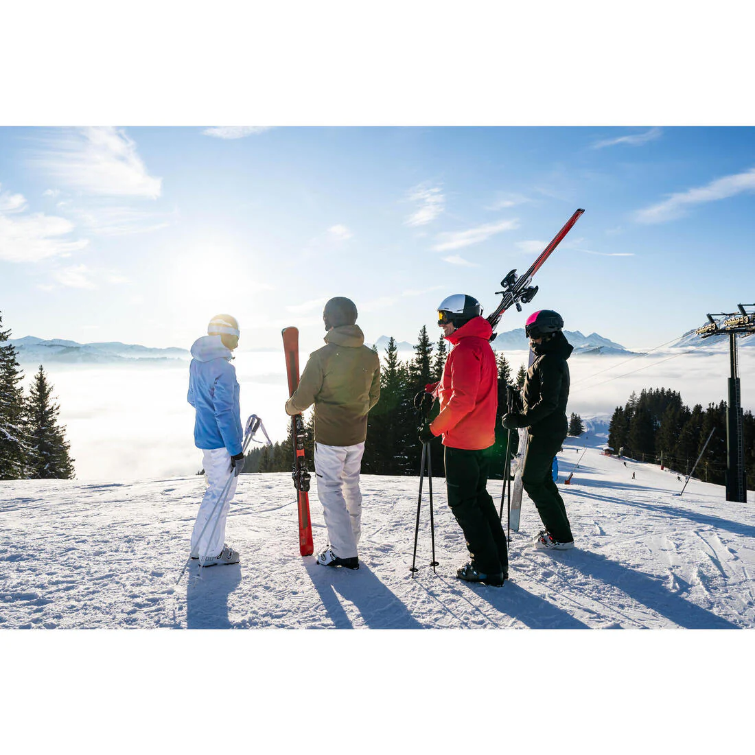Chaqueta de esquí y nieve impermeable Mujer Wedze Ski-P 500 - Image 12