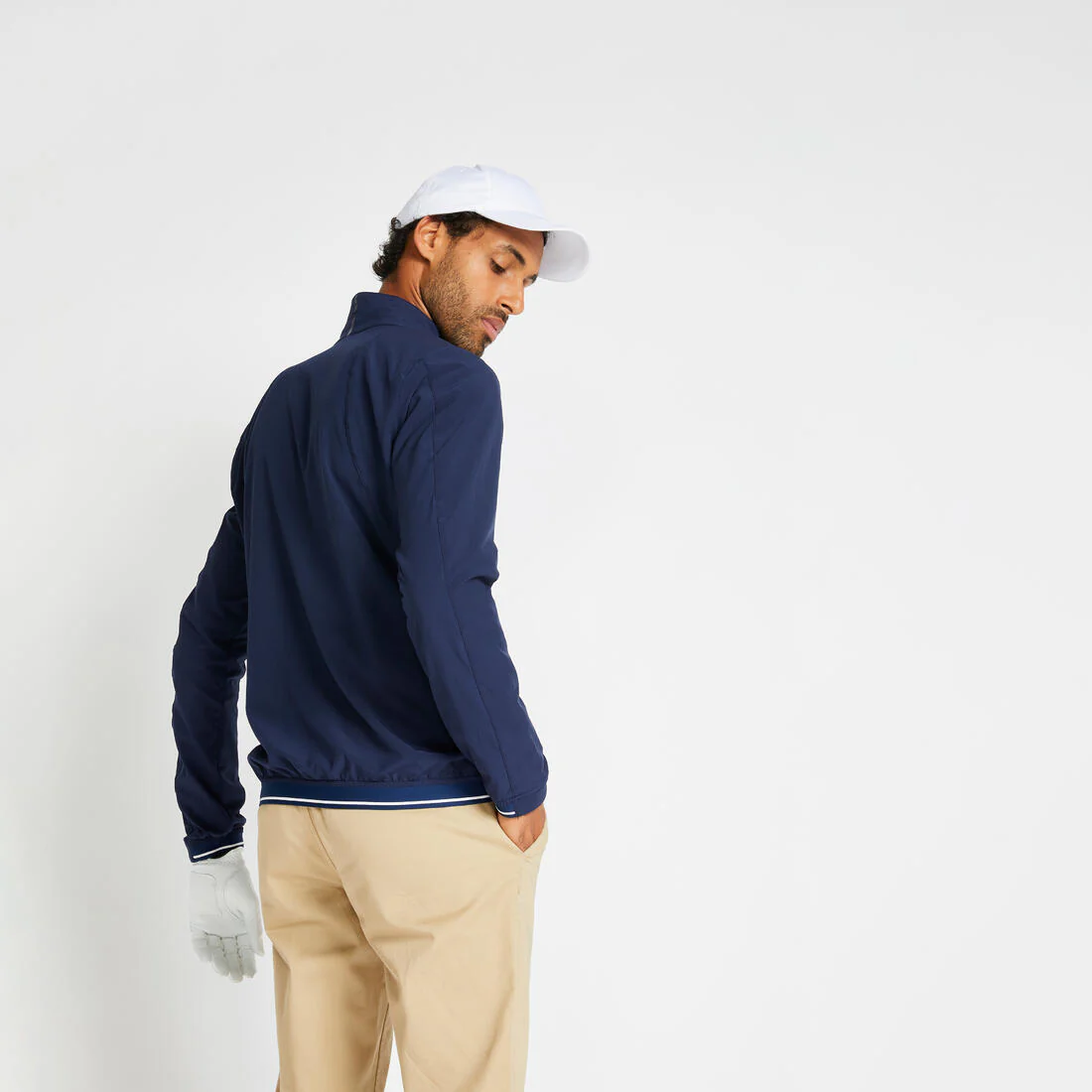 Chaqueta de golf cortavientos hidrorrepelente hombre - rw500 azul marino - Image 2
