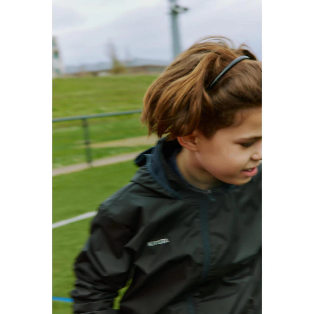 Chaqueta impermeable de fútbol niño, Viralto Club Júnior negro - Image 10