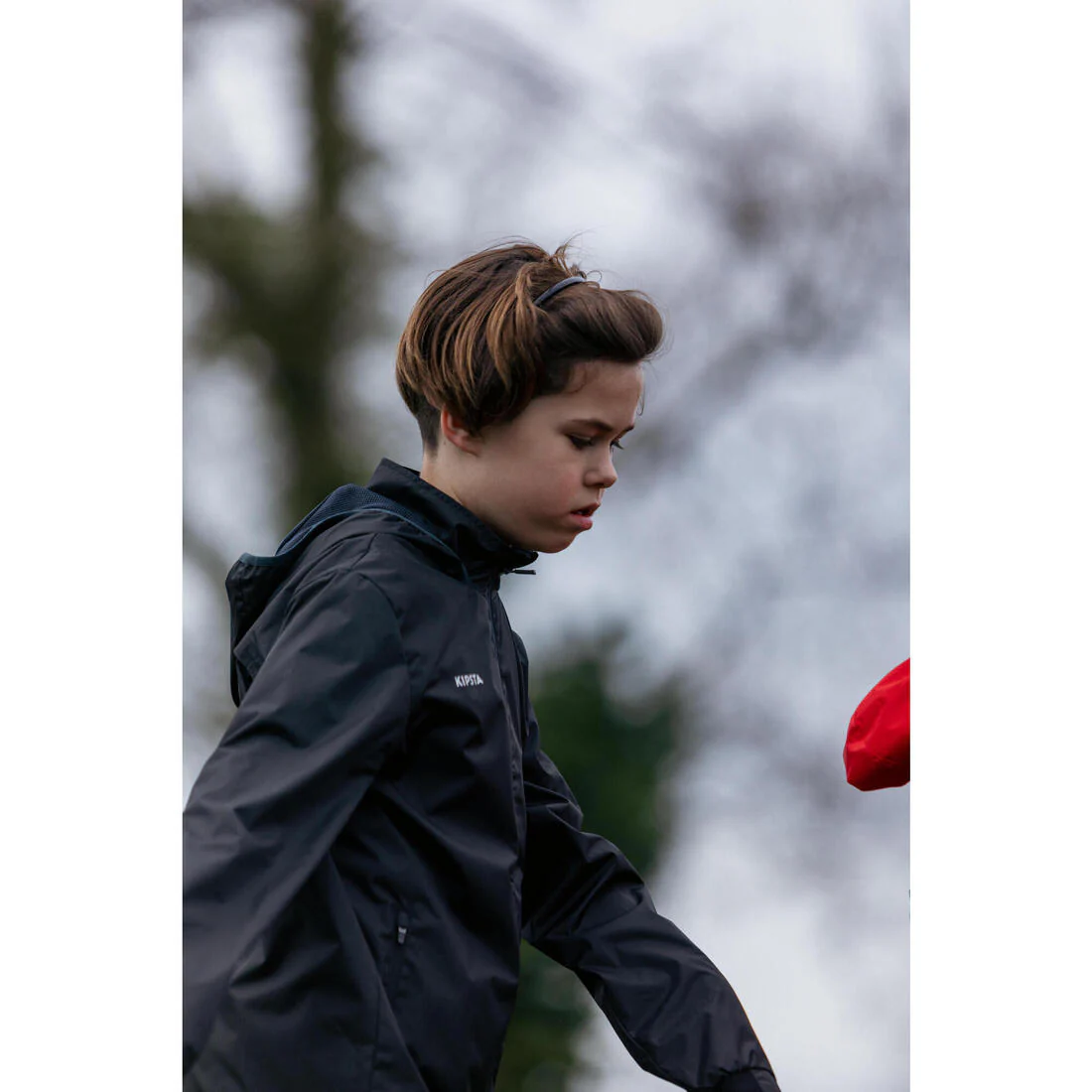 Chaqueta impermeable de fútbol niño, Viralto Club Júnior negro - Image 14