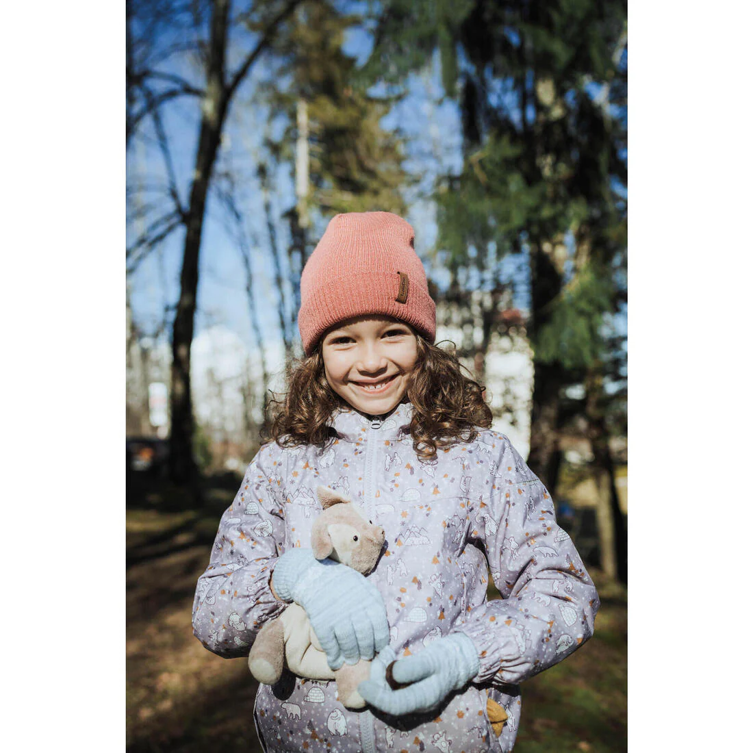 Chaqueta impermeable de invierno niños de 2 a 5 años, 100 violeta - Image 8