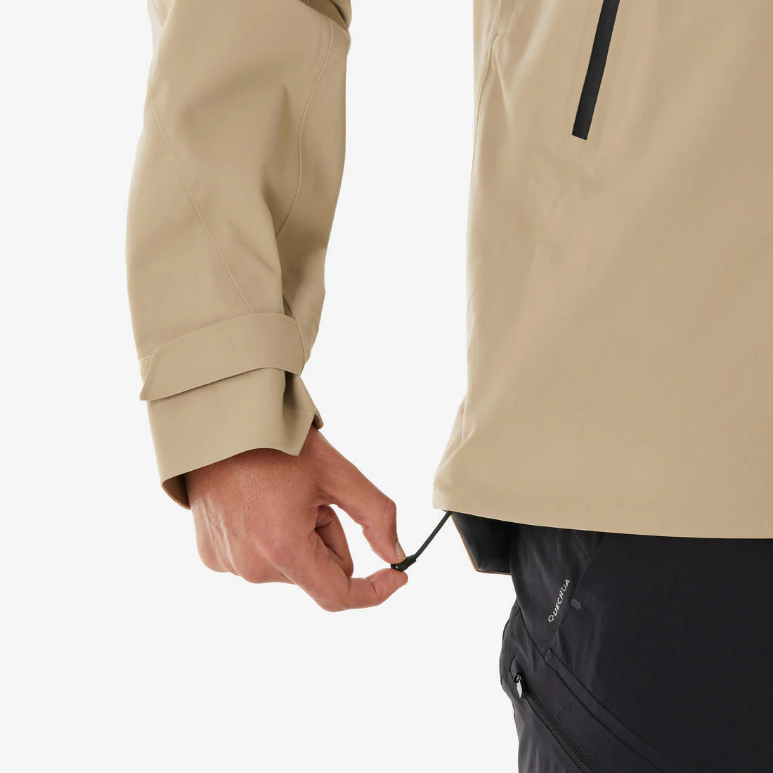 Chaqueta impermeable de montaña y trekking con capucha Hombre Quechua MH500 - Image 8
