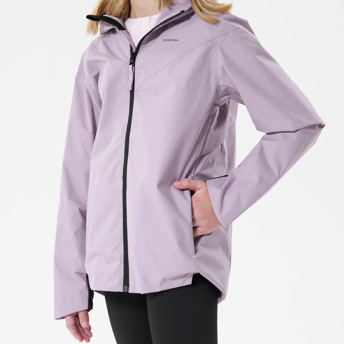 Chaqueta impermeable de montaña y trekking Niños 7-15 años Quechua MH500 - Image 6