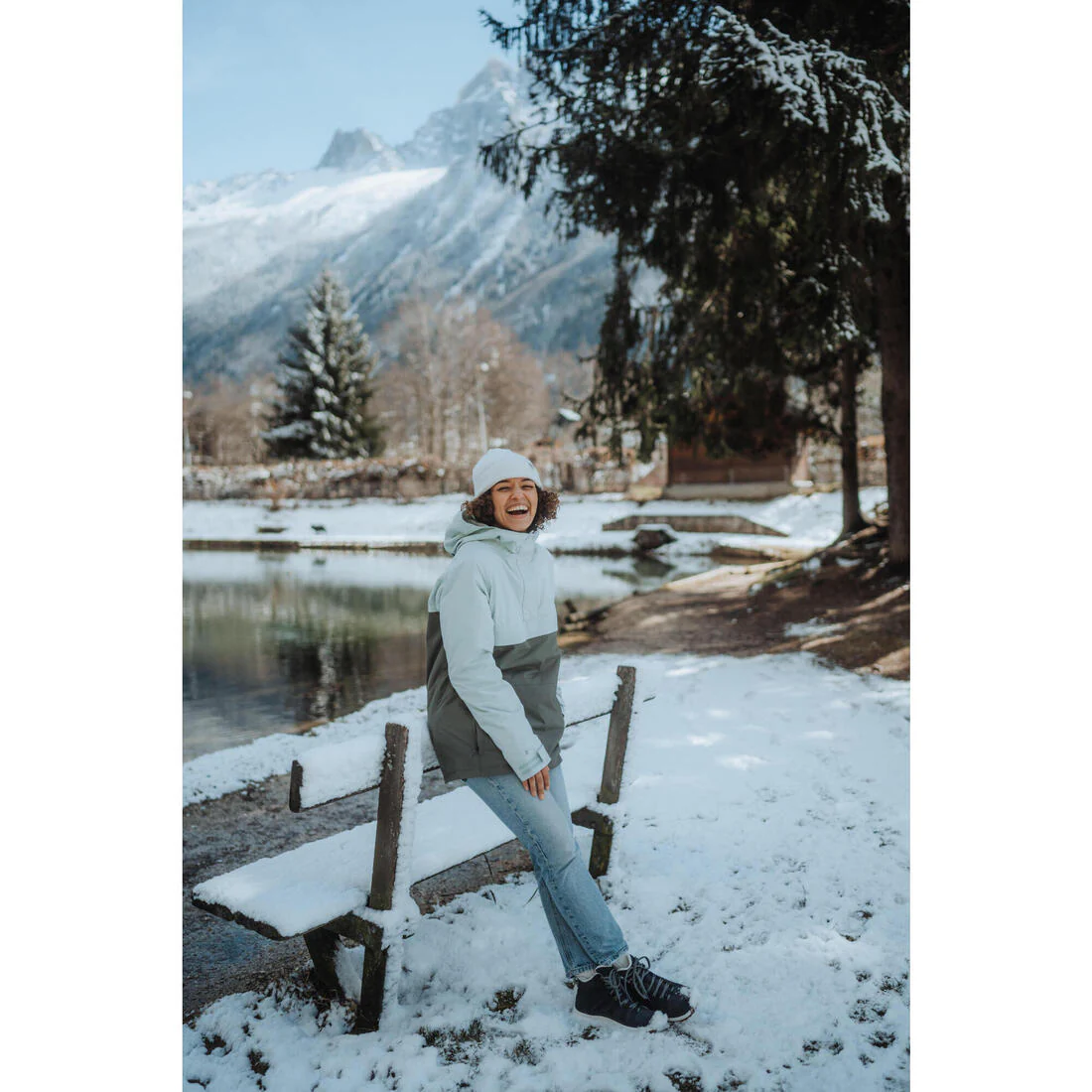 Chaqueta ligera snowboard y nieve Mujer Impermeable Dreamscape SNB 100 - Image 13