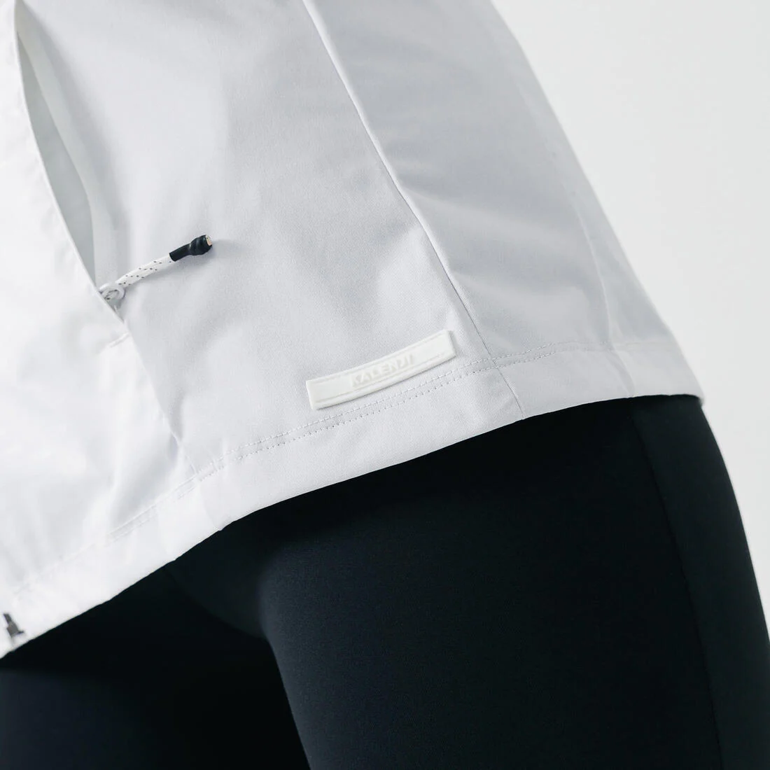 Chaqueta perlante de running Mujer - KIPRUN Run 100 Rain Blanco - Image 5
