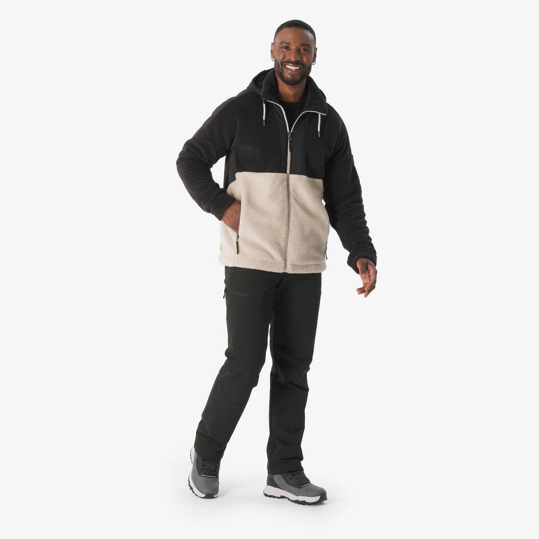 Chaqueta polar de montaña y nieve cálida sherpa Hombre Quechua SH900 - Image 2