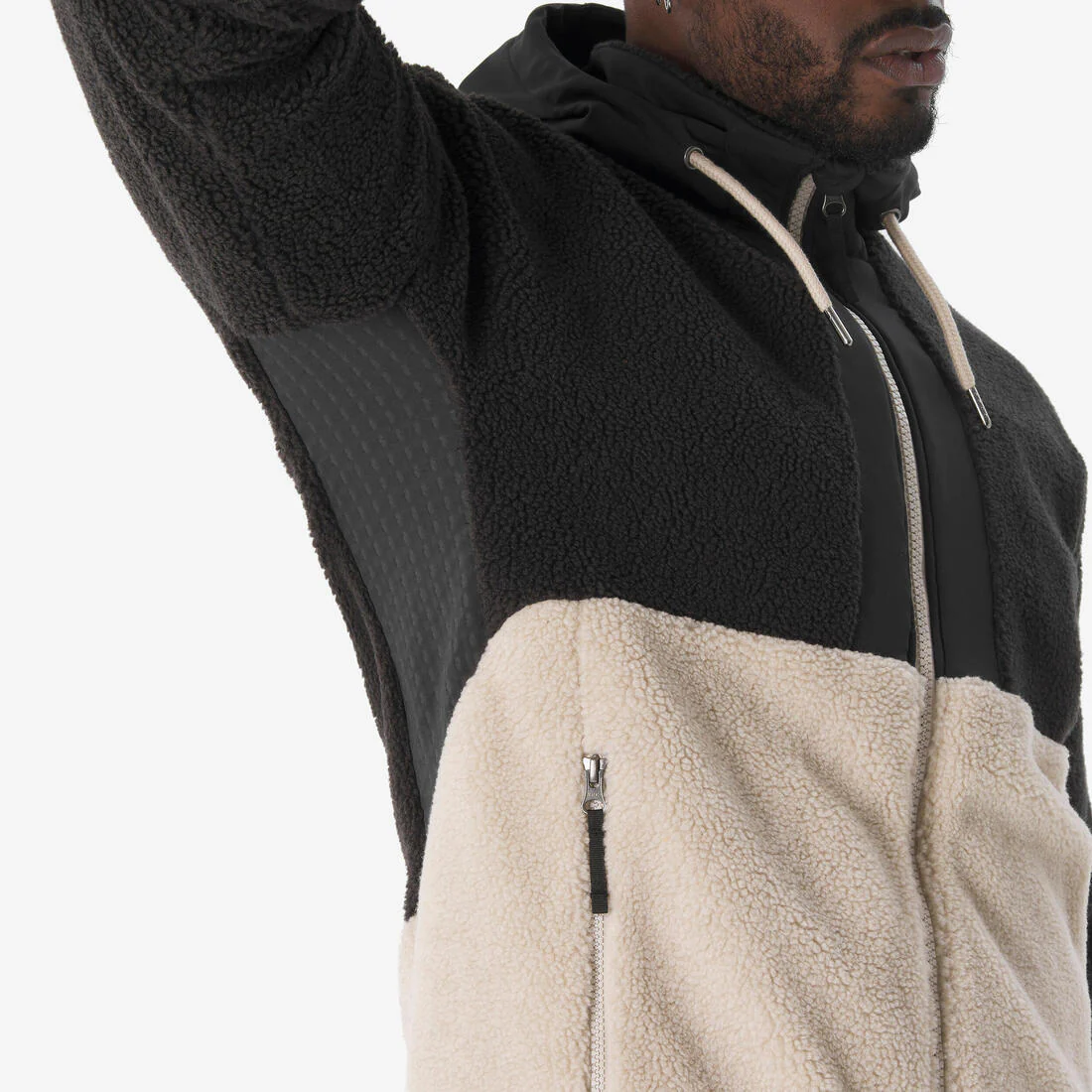 Chaqueta polar de montaña y nieve cálida sherpa Hombre Quechua SH900 - Image 6