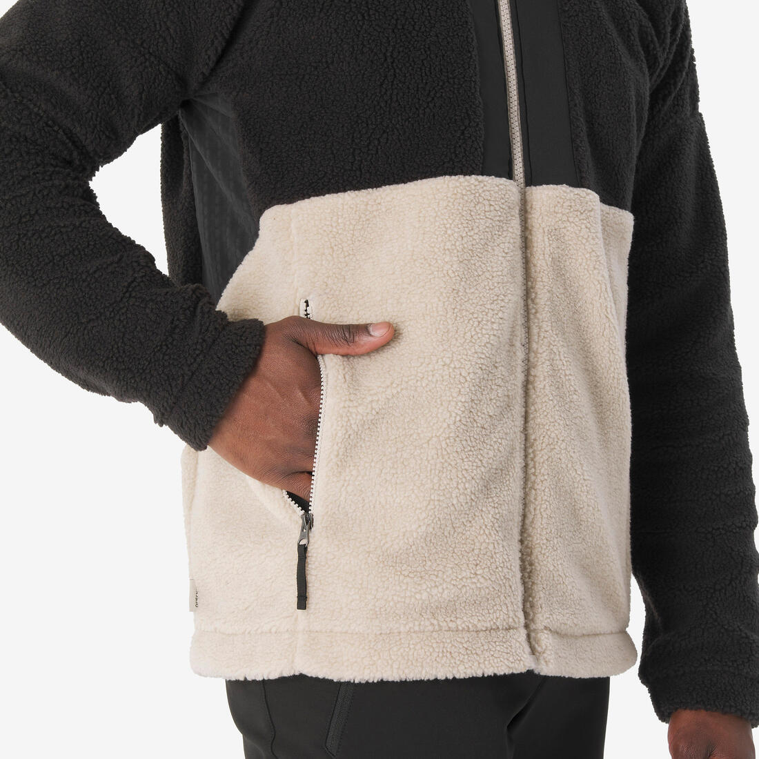 Chaqueta polar de montaña y nieve cálida sherpa Hombre Quechua SH900 - Image 8