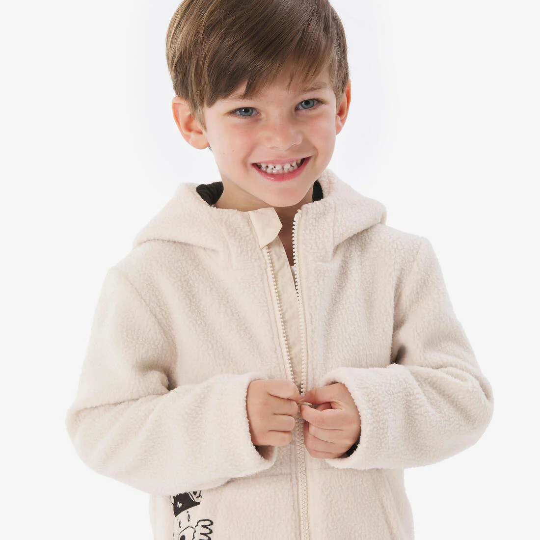 Chaqueta polar de montaña y trekking cálida Niños 2-6 años Quechua Sherpa - Image 5
