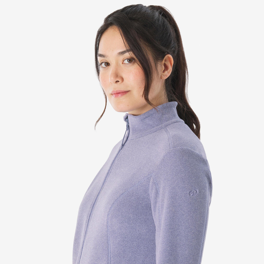 Chaqueta polar montaña y trekking cremallera Mujer Quechua MH100 - Image 12
