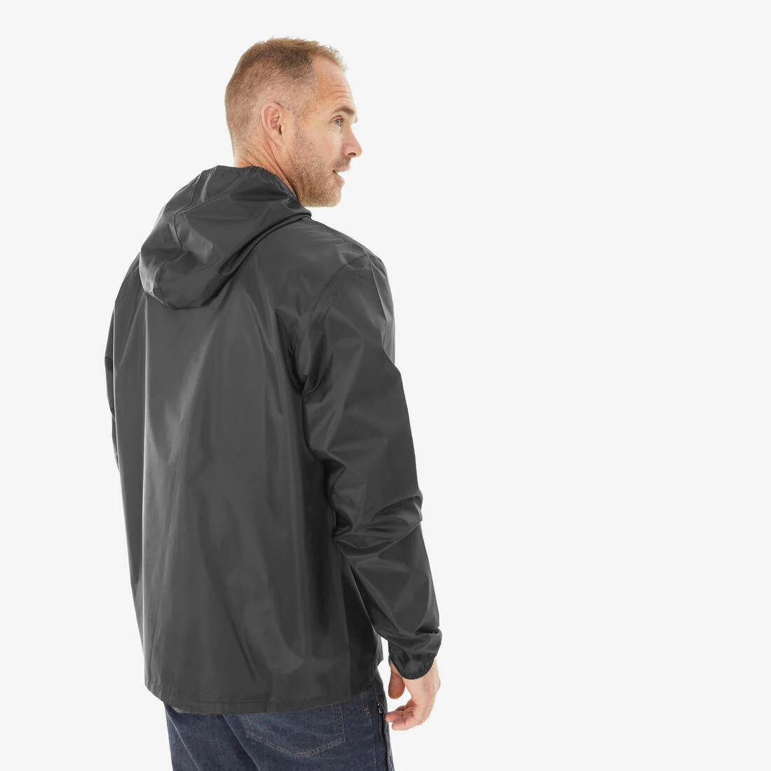 Chubasquero de montaña y trekking compacto e impermable Hombre Quechua Raincut - Image 2