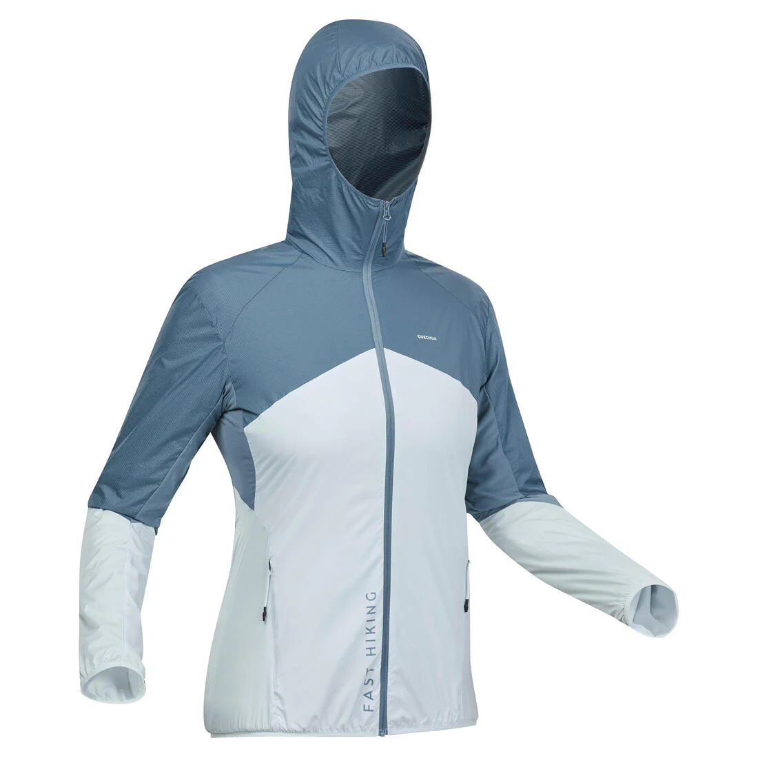 Cortavientos de montaña y trekking ultraligero Mujer Quechua FH500 azul - Image 5