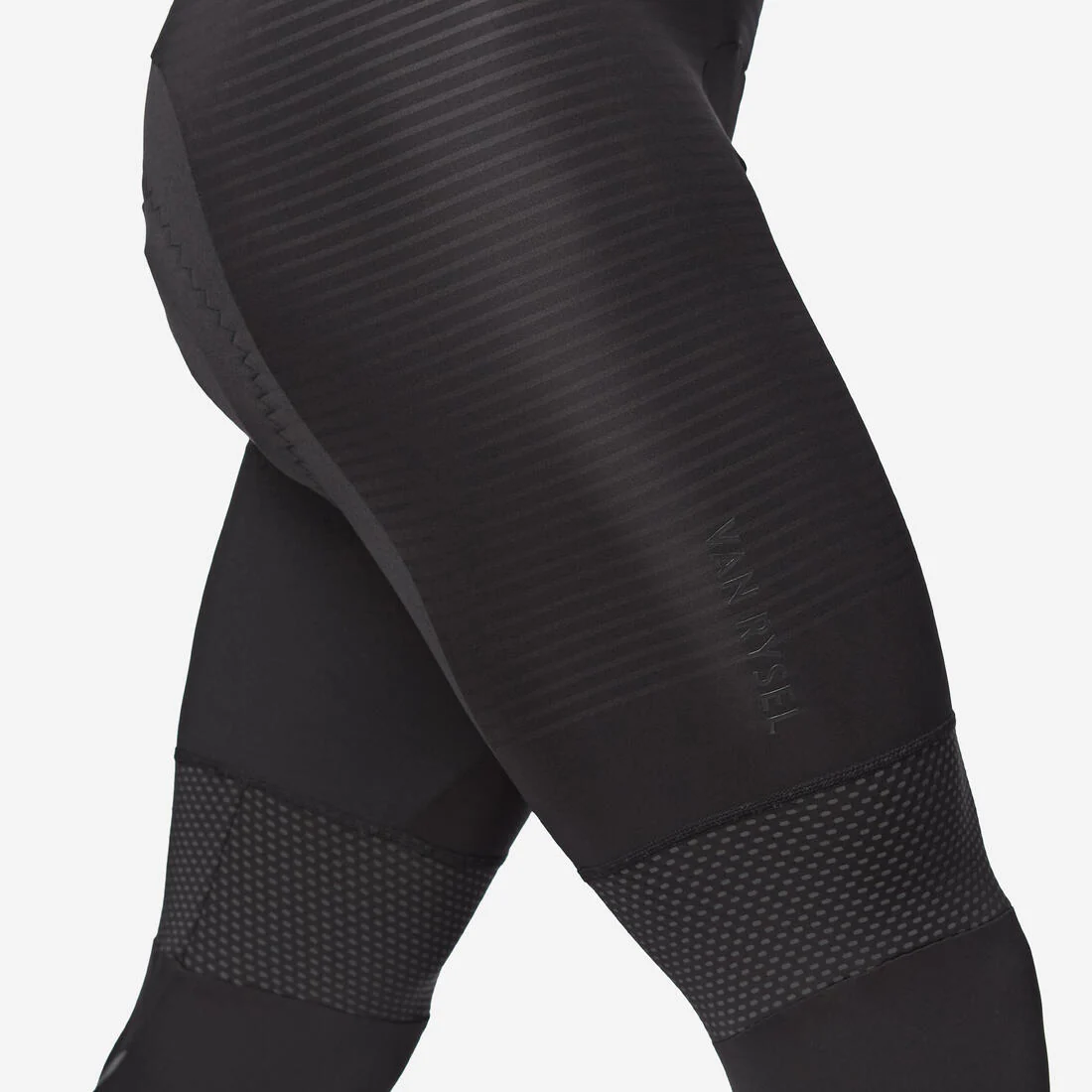 Culotte ciclismo largo entretiempo hombre Racer negro - Image 3