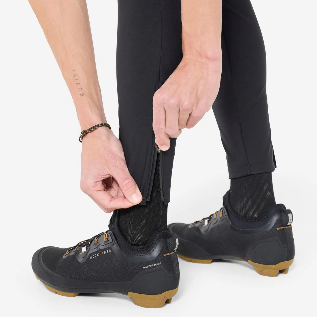 Culotte ciclismo largo hombre MTB XC Negro - Image 4
