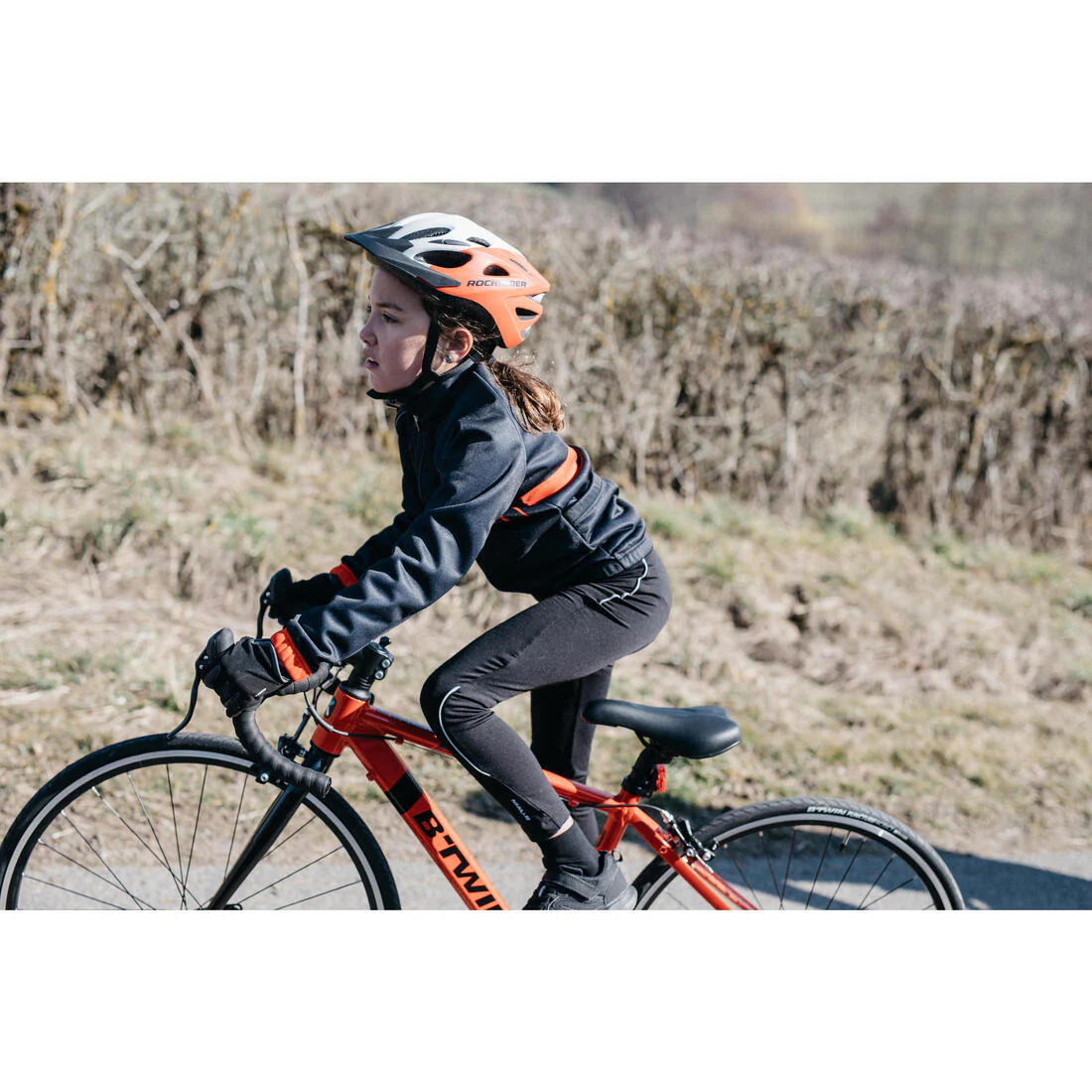 Culotte ciclismo largo niños Essential negro - Image 3