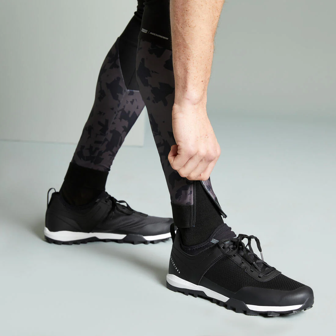 Culotte de ciclismo MTB  hombre Rockrider ST 500 negro - Image 4