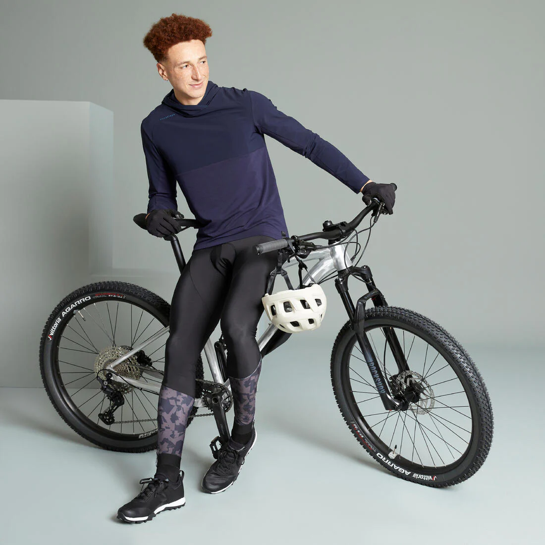 Culotte de ciclismo MTB  hombre Rockrider ST 500 negro - Image 7