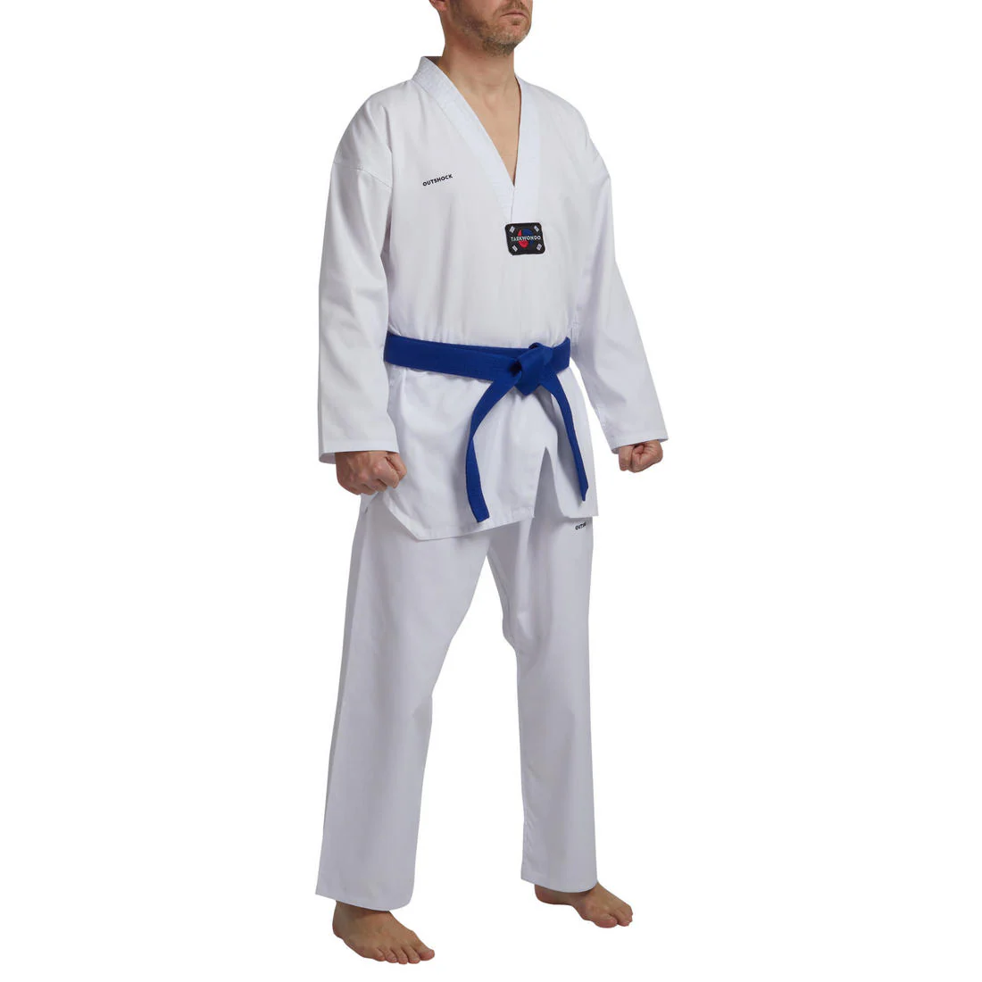 DOBOK TAEKWONDO OUTSHOCK 500 ADULTO BLANCO - Image 5