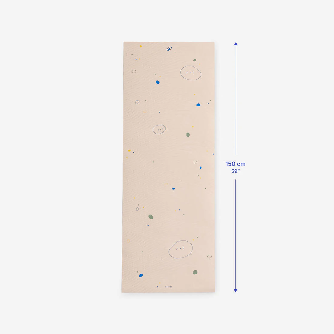 Esterilla Yoga Niños Beis-Azul-Verde Oscuro 5 mm Grosor + Correas - Image 6