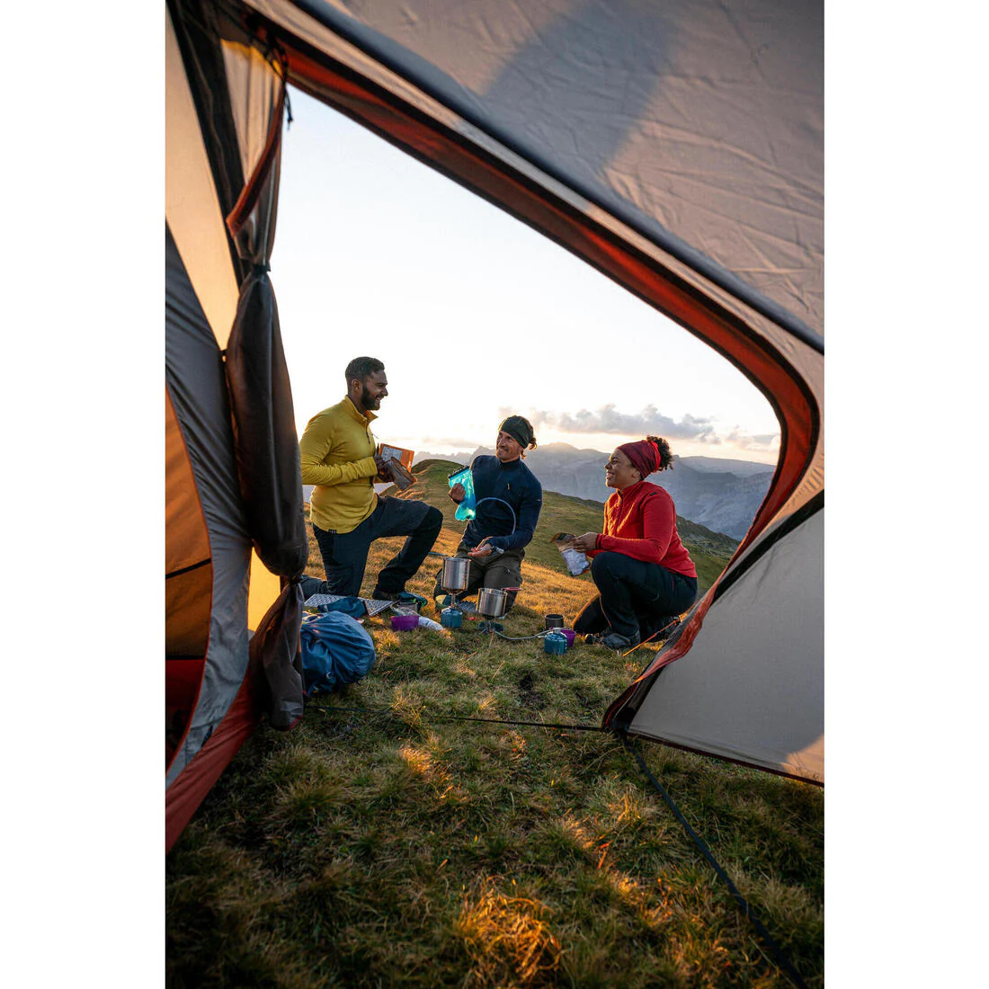 Fiambrera de camping y trekking  2 personas de acero inoxidable Forclaz Trek500 - Image 13