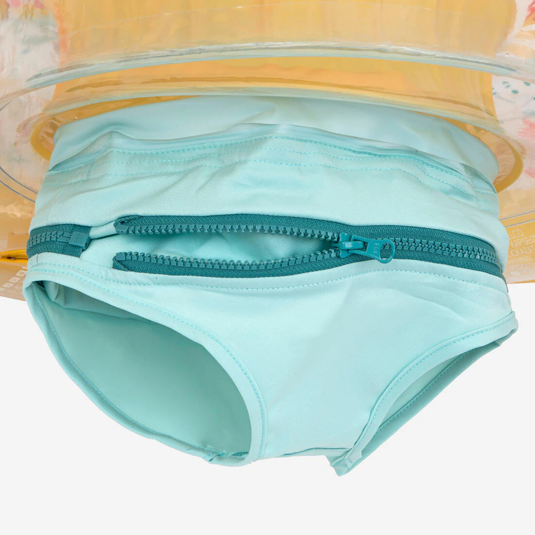 Flotador-Asiento Piscina Bebés 7-15 kg Amarillo Estampado Allfish Con Asideros - Image 7