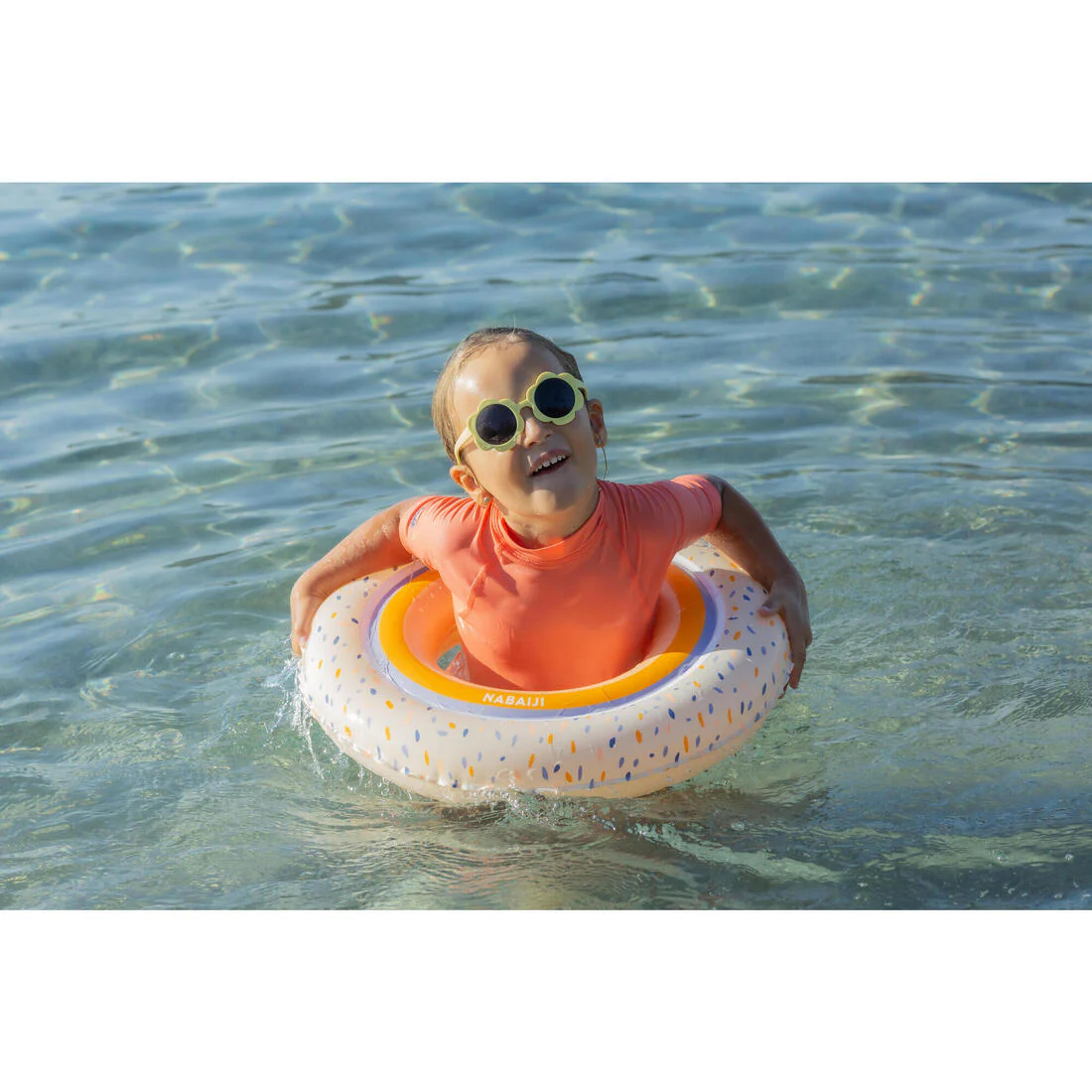 Flotador Piscina Hinchable Beis Estampado Sabana 51 cm - Image 15