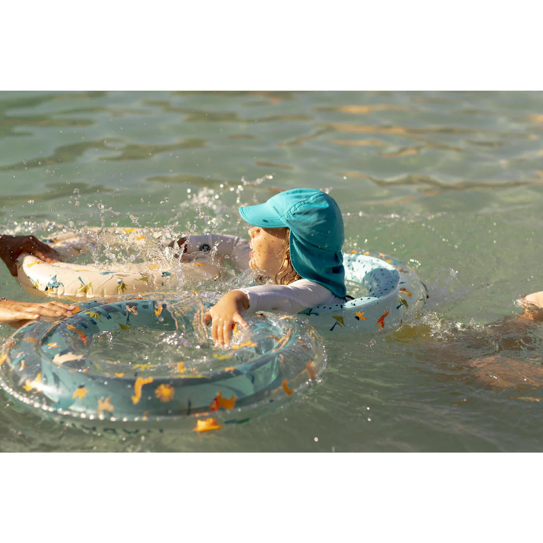 Flotador Piscina Hinchable Beis Estampado Sabana 51 cm - Image 22