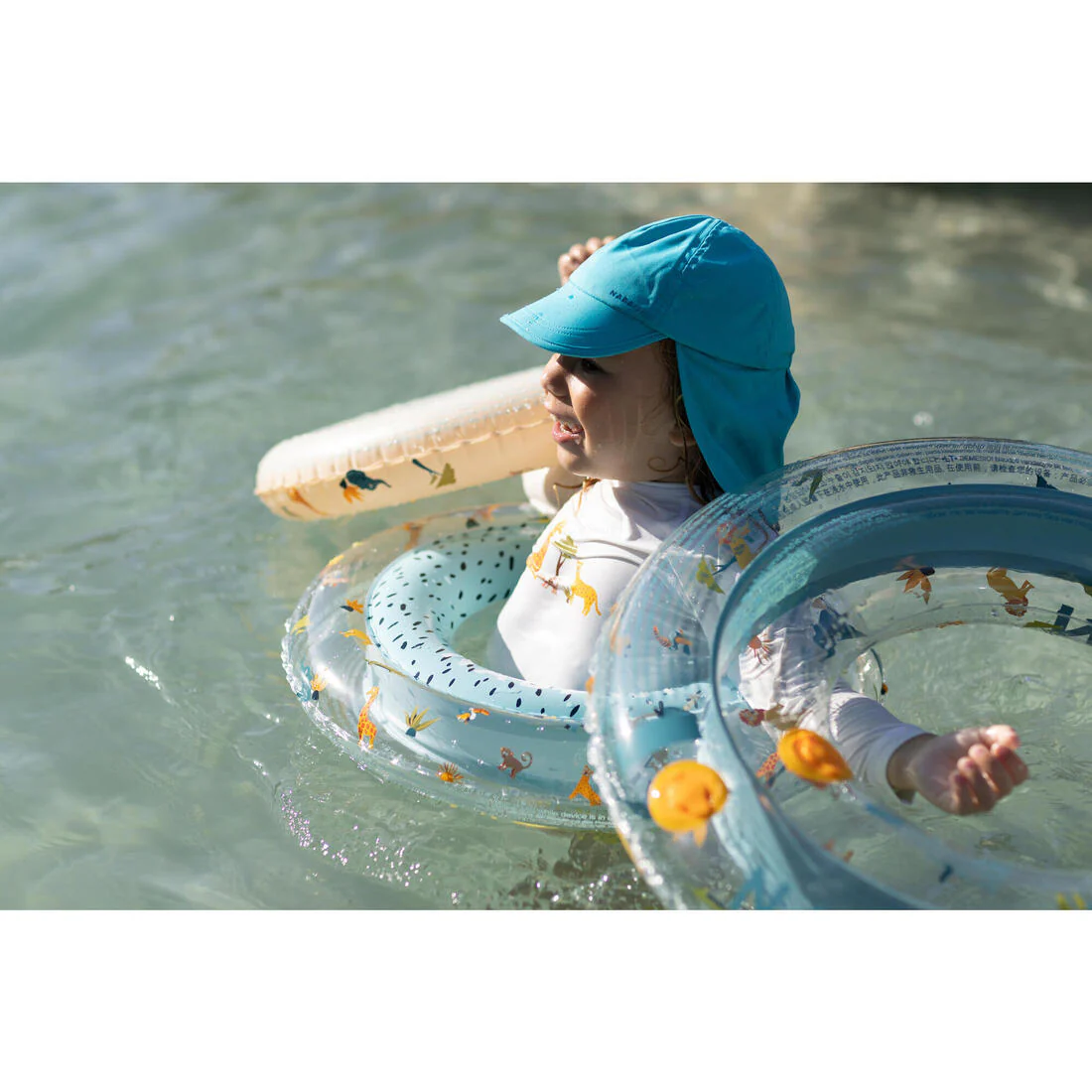 Flotador Piscina Hinchable Transparente Estampado Sabana 65 cm - Image 20