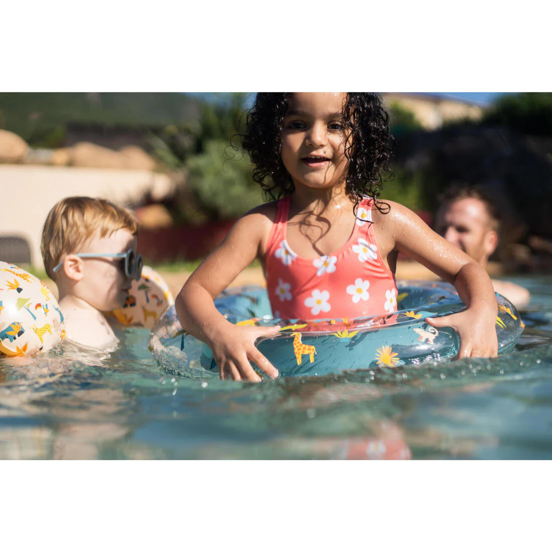 Flotador Piscina Hinchable Transparente Estampado Sabana 65 cm - Image 22