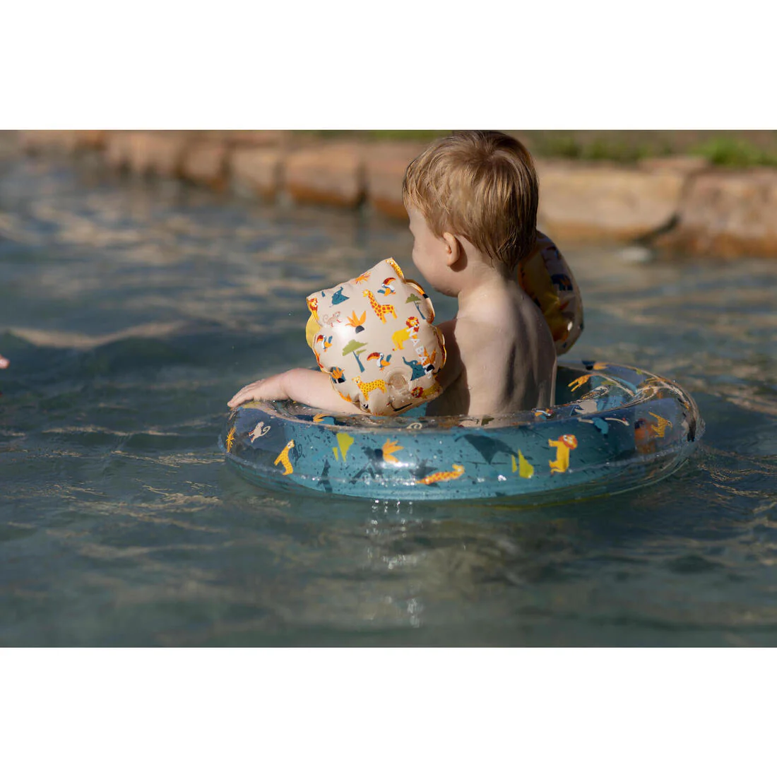 Flotador Piscina Hinchable Transparente Estampado Sabana 65 cm - Image 23